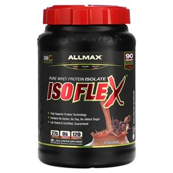 ALLMAX Isoflex, 100% Ultra-Pure Whey Protein Isolate (WPI Ion-Charged Particle Filtration), Chocolate, 32 oz (907 g)
