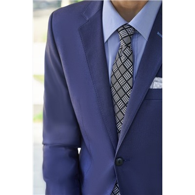 Галстук классический галстук мужской галстук в клетку в деловом стиле "Идеальный выбор" SIGNATURE #783919