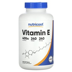 Nutricost Vitamin E, 400 IU, 240 Softgels