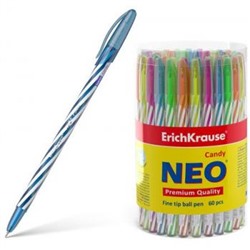 Ручка шариковая Neo Candy синяя 0.7мм 47550 Erich Krause {Индия}