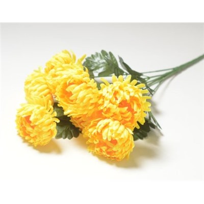 Искусственные цветы, Ветка в букете хризантема 7 голов(1010237)