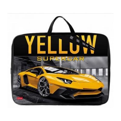 Сумка-планшет с ручками А3 "YELLOWsupercar" ширина 7,5 см (075895) 95066 Хатбер {Россия}