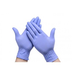 Перчатки нитриловые  SUPER,р-р S,сине-фиолетовые 1 ШТ