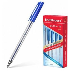 Ручка шариковая ULTRA L-10 синяя 0.7мм 13873 Erich Krause {Индия}