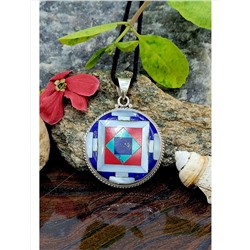 Серебряный кулон с Буддийским Амулетом, 18.18 г; Silver pendant with Buddhist Amulet, 18.18 g