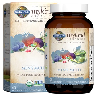 Garden of Life Mykind Organics Men's Multi -- 60 Vegan Tablets