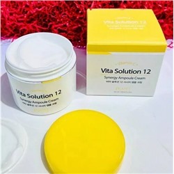 Крема для Лица Vita Solution 12 Synergy Ampoule Cream. Энергетический крем (Корея Оригинал) 100ml