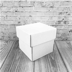Коробка самосборная 10*10*10 см Белый крышка/дно МГК 19142 Цена за 1 коробку