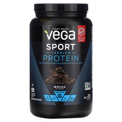 Vega Sport Premium Protein Powder, Mocha, 28.6 oz (812 g)