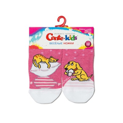 Носки детские Conte-kids Хлопковые носки "Веселые ножки"