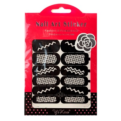 Nail Art Sticker, Трафареты для дизайна LS24