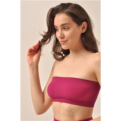 MY Топ женский BU103 TOP BANDEAU (1/50) (magenta (пурпурный) MY #788238