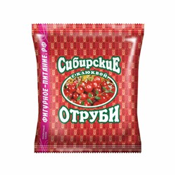 Сибирская клетчатка. Отруби Сибирские Пшеничные с клюквой, 200г 0448