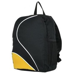 Рюкзак молодежный "SPORT BASIC" 41х30х16 см черно-желтый РЮКС41КР-ЧЖ Creativiki {Китай}