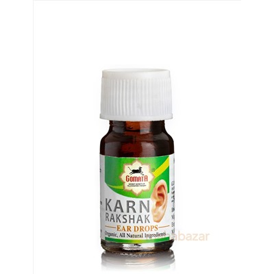 Ушные капли Карн Ракшак, 15 мл, производитель Гомата; Karn Rakshak Ear Drops, 15 ml, Gomata Products