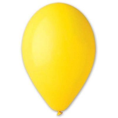 Шар воздушный латексный Пастель 10 (100 шт) Yellow 1102-0261