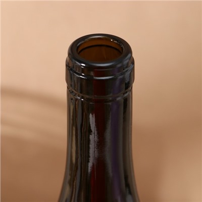 Бутыль стеклянная «Бургундия», 0,75 л, без крышки