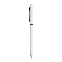 Ручка шариковая поворотная, 0.5 мм, под логотип, стержень синий, белый корпус