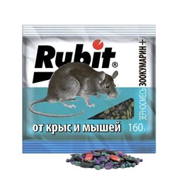 Рубит Зоокумарин+ зерно смесь 160г (ЛЕТТО)(30шт)