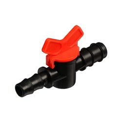 Клапан регулирующий, для шланга 1/2" (12 мм) – 3/4" (19 мм), пластик, Greengo