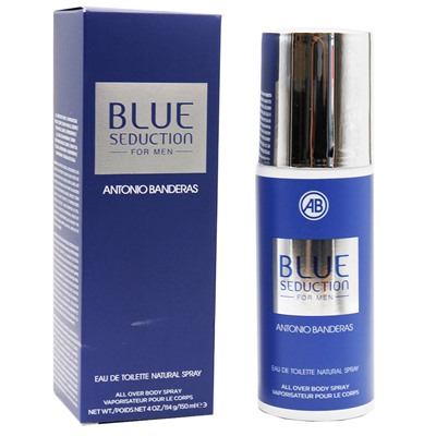 Дезодорант Antonio Banderas Blue Seduction For Men deo 150 ml в коробке