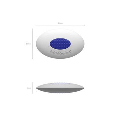 Ластик с центровкой ErichKrause Smart Mini, овальный, средней жёсткости, гипоаллергенный