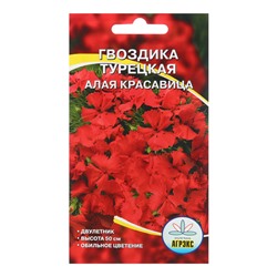 Семена цветов Гвоздика турецкая "Алая красавица", 0,1 г