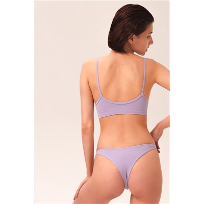 MY Трусы купальника SL634 V-KINI RIB (1/100) (purple (пурпур) MY #857385