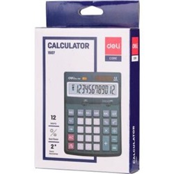 Калькулятор 12 разрядов Core E1507 171х125х32 мм (495437) Deli {Китай}