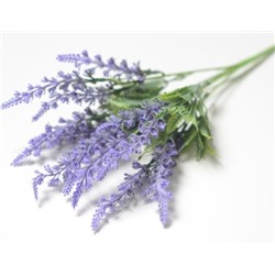 Искусственные цветы, Ветка в букет лаванды 15 голов (1010237) фиолетовый