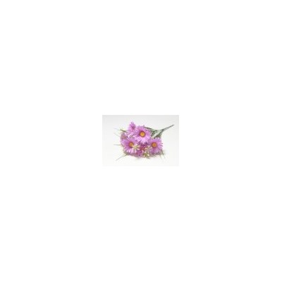 Искусственные цветы, Ветка в букете ромашка 6 голов с мелкоцветом (1010237) микс