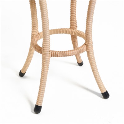 Набор садовой мебели "Ротанг" 3 предмета: стол + 2 кресла, коричневый