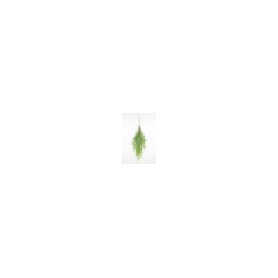 Искусственные цветы, Ветка зелени папоротник свисающий 5 веток (1010237) темно-зеленый