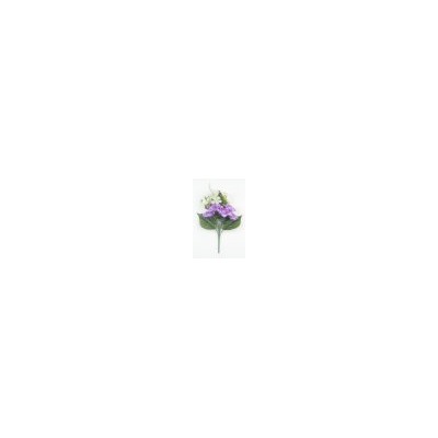 Искусственные цветы, Ветка в букете роза веер 5 голов + 3 ветки (1010237)