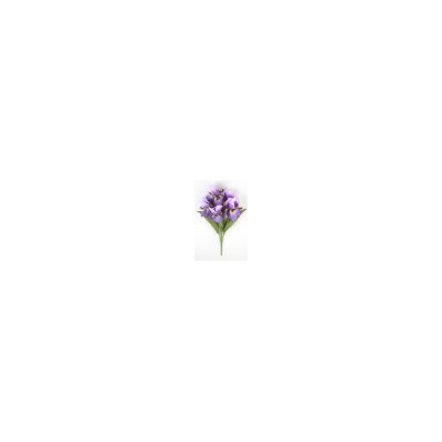 Искусственные цветы, Ветка в букете ирис 7 голов (1010237)