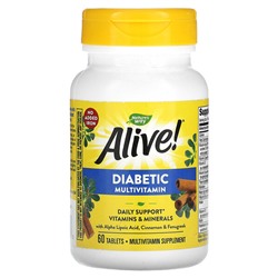 Nature's Way Alive! Diabetic Multivitamin, 60 Tablets