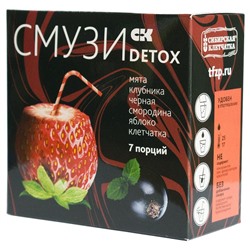 Сибирская клетчатка. Смузи "Detox" мята, клубника, черная смородина, яблоко, 7х12г 9410