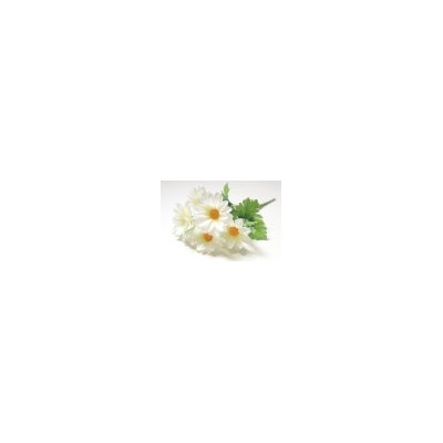 Искусственные цветы, Ветка в букете гербера 5 голов (1010237) микс