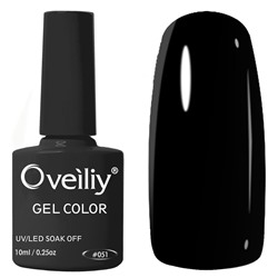Oveiliy, Gel Color #051, 10ml