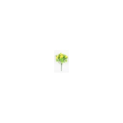 Искусственные цветы, Ветка в букете шафран на розетке 5 веток (1010237) микс