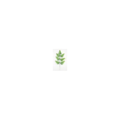 Искусственные цветы, Ветка - лист папоротника 7-ой для венка (1010237) зеленый комбинированный