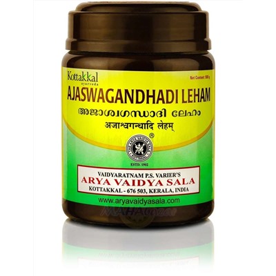 Ашваганда Лехам с маслом гхи, 500 г, производитель Коттаккал Аюрведа; Ajaswagandhadi Leham, 500 g, Kottakkal Ayurveda