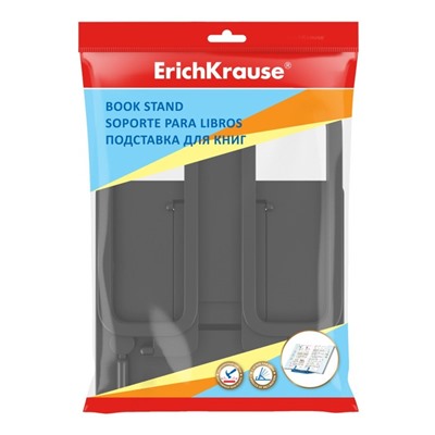 Подставка для книг ErichKrause Base, Classic, пластик, черная