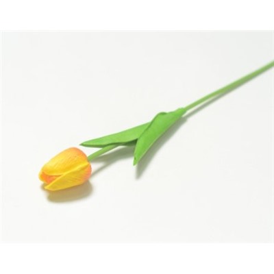 Искусственные цветы, Ветка одиночная тюльпан латекс (1010237)