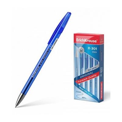 Ручка гелевая ORIGINAL 0.5мм синяя R-301 40318 Erich Krause {Китай}