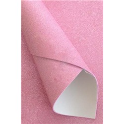 Фоамиран глиттерный самоклеющийся А4 (10 листов) розовый 171762