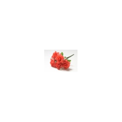 Искусственные цветы, Ветка в букете роза 6 голов (1010237) микс