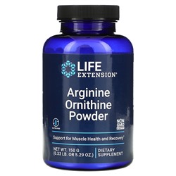 Life Extension Arginine Ornithine Powder, 5.29 oz (150 g)