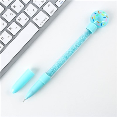 Ручка прикол шариковая синяя паста с сухим шейкером «Милая ручка для милой тебя»