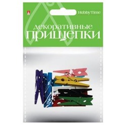 Декоративные прищепки "ЯРКИЕ ЦВЕТА. МИКС" 50 мм 2-360/08 Альт {Китай}